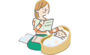 育児雑誌の送付のイメージ画像