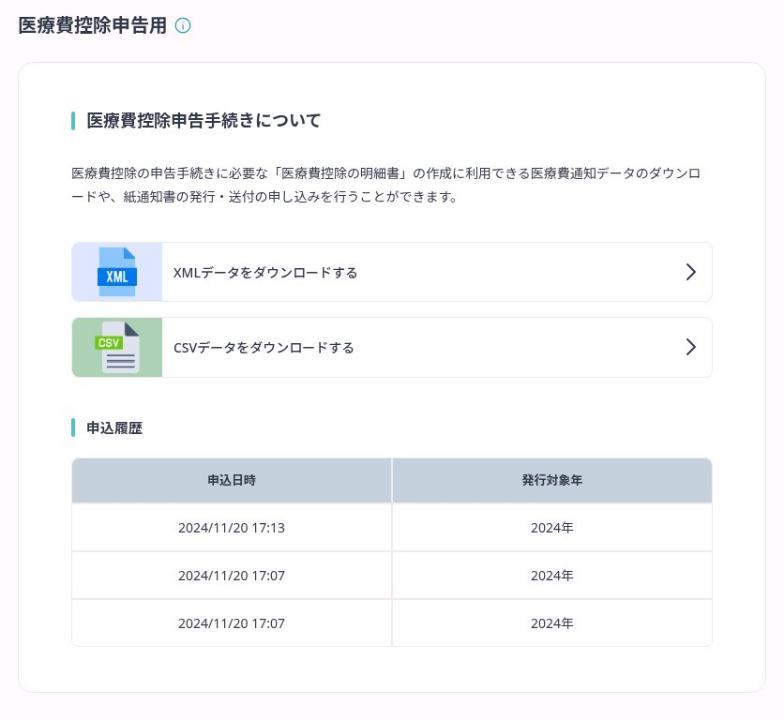 医療費のお知らせ